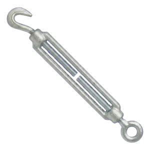Vantskrue krog/øje, galvaniseret M14×140 mm – krog–øje, DIN 1480