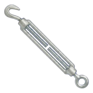 Vantskrue krog/øje M16×170 mm, galvaniseret – DIN 1480