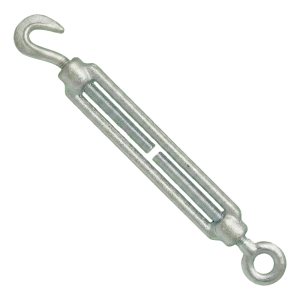 Vantskrue krog/øje, galvaniseret M20×200 mm – DIN 1480