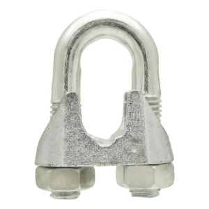 Wireklemme til ståltov galvaniseret 5 mm – svarende til DIN 741