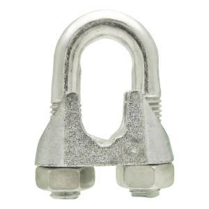Wireklemme galvaniseret til stålwire 10 mm – svarende til DIN 741