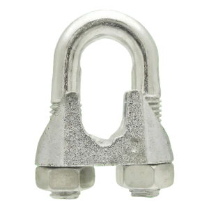 Wireklemme til stålwire, galvaniseret, 16 mm – svarer til DIN 741
