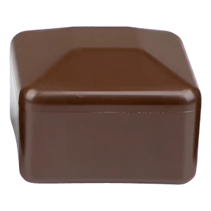 Stolpehat til hegnsstolpe 80×80 mm, brun