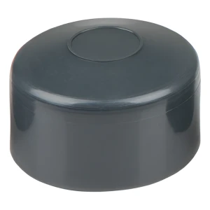 Stolpehat til hegnsstolpe 1 1/4" (Ø 42,4 mm), antracit (RAL 7016)