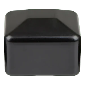 Stolpehat til hegnsstolpe 15×15 mm, sort