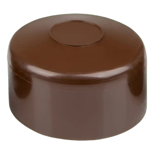 Stolpehat til hegnsstolpe Ø 38 mm, brun