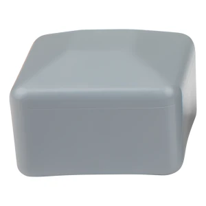 Stolpehat til hegnsstolpe 40×40 mm, grå