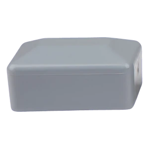Stolpehat til hegnsstolpe 40×80 mm, grå