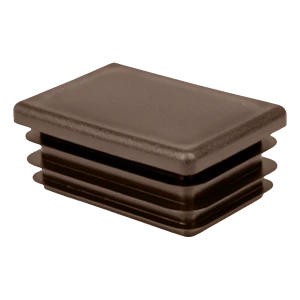 Rørprop rektangulær 20×30 mm, brun