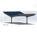 Solcellecarport til 4 køretøj T 11,4m x 5,2m Solcelleparkering GPV-101-13 (3)