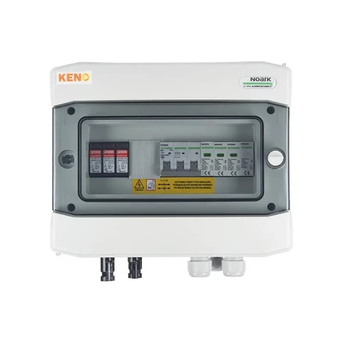 Koblingsboks DC+AC overspændingsbeskyttelse 1000V type 1+2 / ogr. AC type 1+2, 10A, 3-F, SH-78 DCAC-tilslutningsboks GPV-409-01