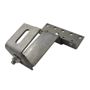 Tagkrog T 120 mm (4-4-4) bredde 50 mm rustfrit stål 1.4016 justerbar VARIO