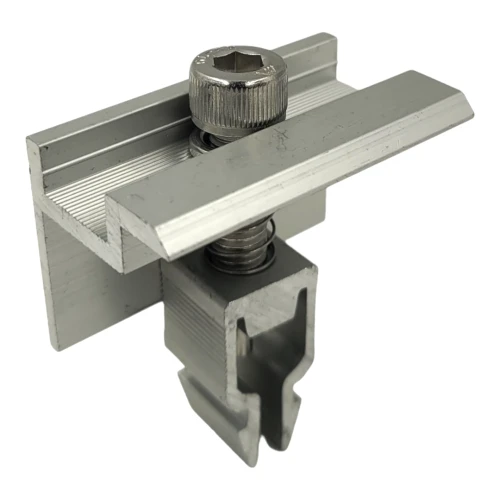 Endeklemme H30 KLIK Sølv L50 (type 2) PV-03-27