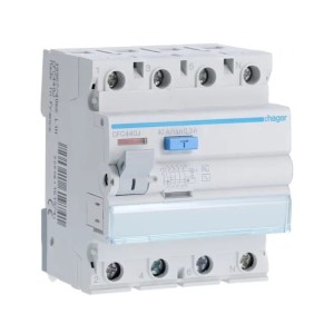 Hager fejlstrømsafbryder 4P 40A 300mA type AC
