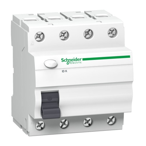 Fejlstrømsafbryder 4P 40A 30mA AC type IDK-40-4-30-AC A9Z05440 SCHNEIDER ELECTRIC GPV-401-55