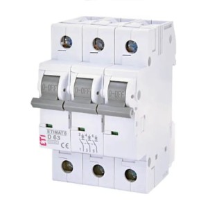 ETI Overstrømsafbryder B 16A 3P 6kA