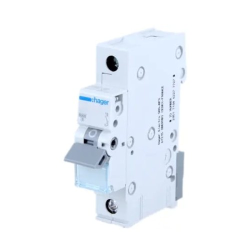Hager overstrømsafbryder C 20A 1P 6kA GPV-401-86