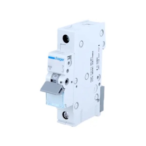 Hager overstrømsafbryder C 25A 1P 6kA GPV-401-113