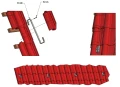 Træskrue TCS - M6x80 gevind 48 PV-16-02 (2)