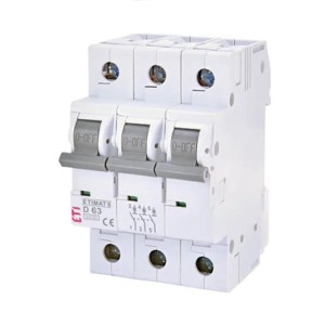 ETI Overstrømsafbryder B 25A 3P 6kA