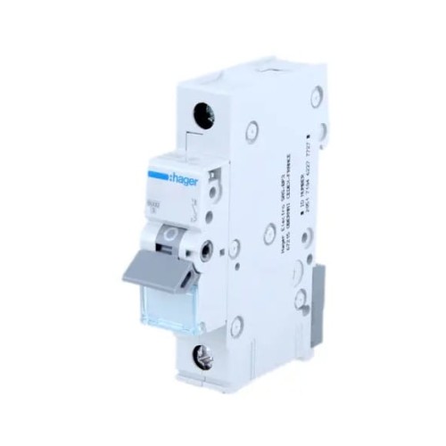 Hager overstrømsafbryder B 25A 1P 6kA GPV-401-127