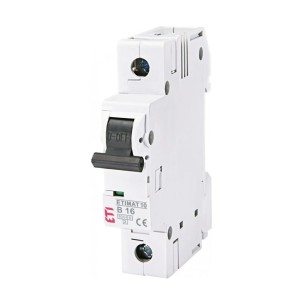ETI Overstrømsafbryder B 16A 1P 10kA