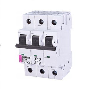 ETI Overstrømsafbryder C 32A 3P 10kA