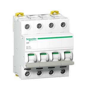 Schneider Electric 3-faset isolationsafbryder 4P 100A 415V AC iSW-100-4 Acti9