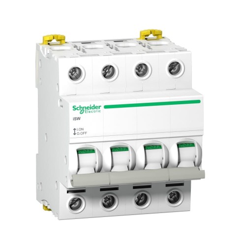 Schneider Electric 3-faset isolationsafbryder 4P 100A 415V AC iSW-100-4 Acti9 GPV-401-186