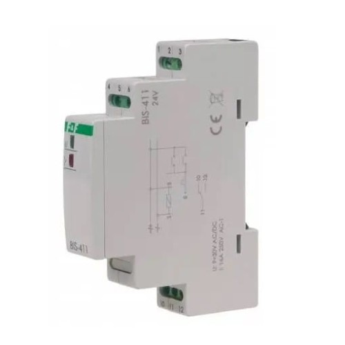 F&F Filipowski 16A bistabilt busrelæ BIS-411-24V GPV-401-222