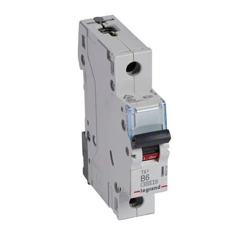 Legrand overstrømsafbryder B 6A 1P 6kA S 301 TX3 GPV-401-234