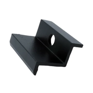 Endeklemme H32 Aluminium 6060 Hul M8 malet