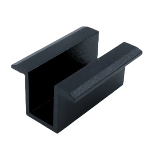 Mellemklemme H24 Aluminium 6060 Hul M8 Malet PV-04-15