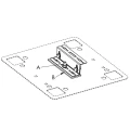 Fastgørelsesplade til Tagdækning 375x375mm CWL PV-27-02 (9)