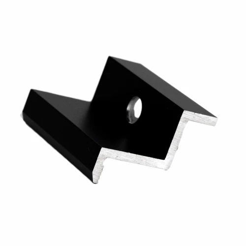 Endeklemme - M8 Hul - Aluminium 6060 - H32 Anodiseret PV-03-04