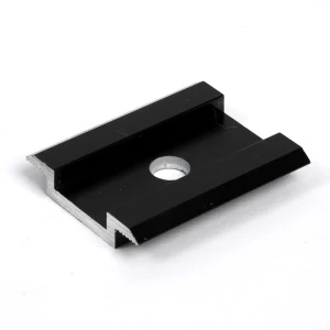 Mellemste Klemme - M8 Hul - Aluminium 6060 - H8 Anodiseret