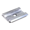 Mellemste Klemme - M8 Hul - Aluminium 6060 - H8 PV-04-03