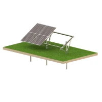 Solar KIT T1V Strong – jordfæstet PV-konstruktion til 4 paneler
