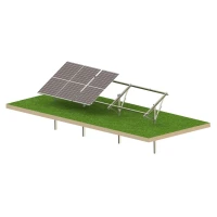 Solar KIT T1V Strong – jordbaseret PV-konstruktion til 6 paneler