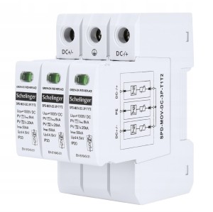 Schelinger Overspenningsbeskytter 3P 8kA DC 1000V