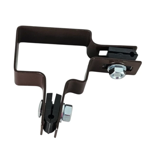 Hjørneholder til hegnspaneler 40x60 brun GPV-700-10