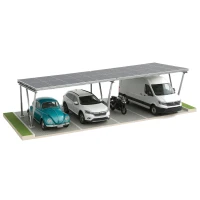 Carport Bilskur VICA 2x2 biler