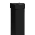 Hegnsstolpe 80x80x2 mm, længde 2,4 m, sort GPV-700-74 (1)