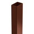 Hegnsstolpe 60x40x1,2 mm, længde 2,4 m, brun RAL 8017 GPV-700-68 (2)