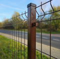 Hegnsstolpe 60x40x1,2 mm, længde 2,4 m, brun RAL 8017 GPV-700-68 (5)