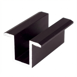 Mellemste Klemme - M8 Hul - Aluminium 6060 - H24 Anodiseret