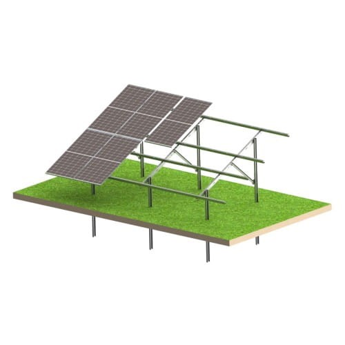 Solar KIT N2V Light - jordbaseret PV-konstruktion til 12 paneler GPV-N2V-L12 (1)