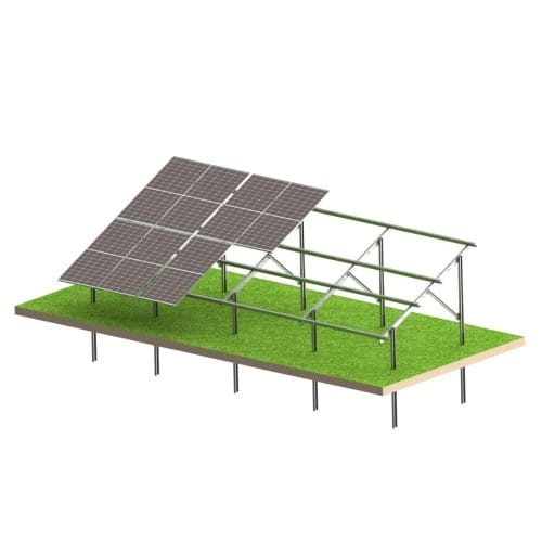 Solar KIT N2V Strong – jordbaseret PV-konstruktion til 16 paneler GPV-N2V-S16 (1)