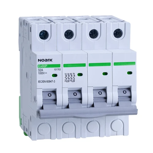 Lastafbryder, DC til Fotovoltaisk Anvendelse, 4-Modul Bred, 4-Polet, 16A, 1000V DC PV-200-101762