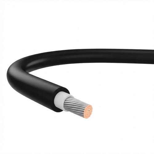 Solkabel til fotovoltaiske installationer med gnaver-resistent tilsætning (AR) - 4mm Sort 000-108 (1)